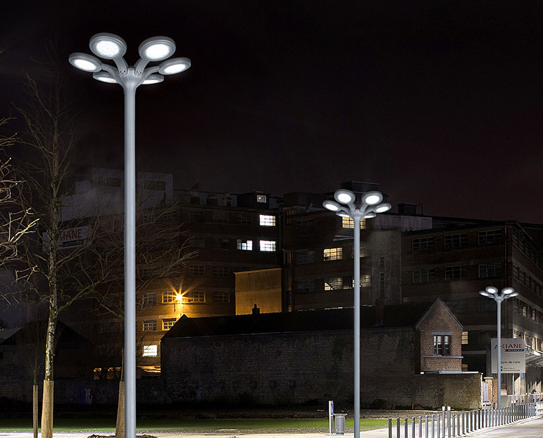 Deyan ETD-TYD5106-3 IP65 Solar Street Light - 30000Hrs Aluminum Warehouse Lighting
